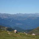 Magnifiek uitzicht vanaf de 2000 meter hoge pas Col de Pailheres