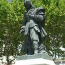 Standbeeld van Pierre Paul Riquet in Béziers, de bouwer van het Canal du Midi