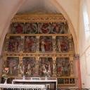Het bijzondere altaar in de St. Ettiene kerk van Villerouge-Termenès